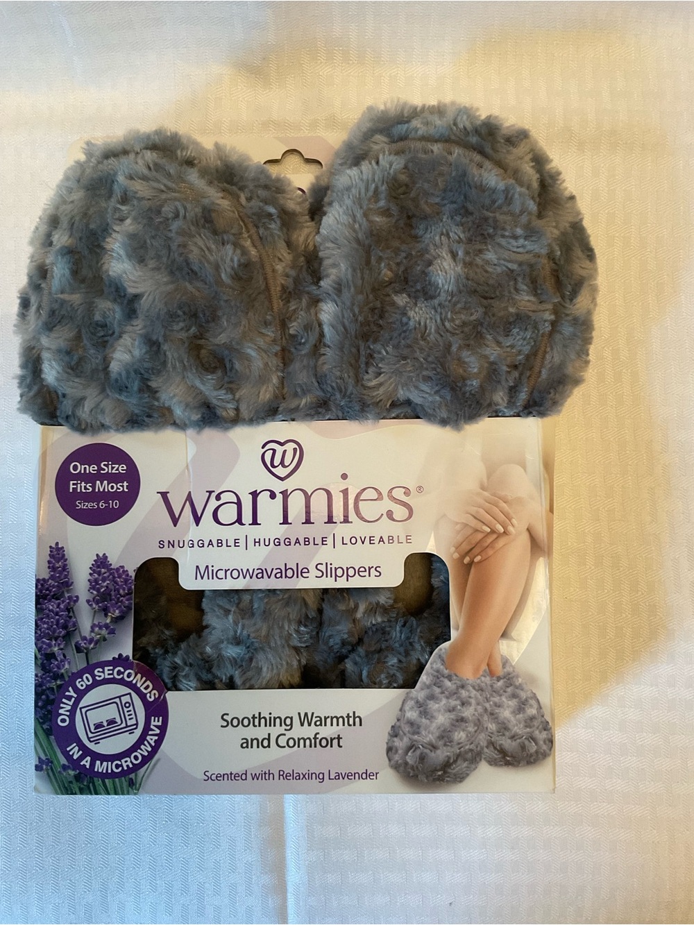 Warmies Microwavable Women's Slippers - Gray